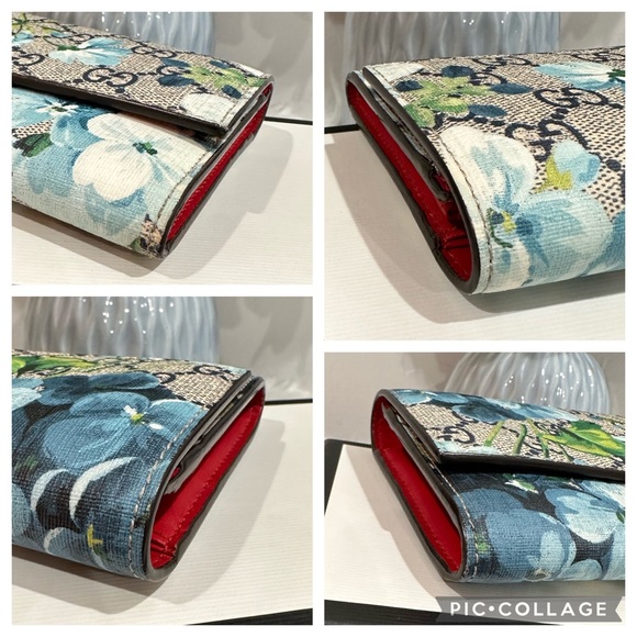 Like New GUCCI GG Supreme Blooms Wallet w Box & Dustbag - Picture 14 of 16